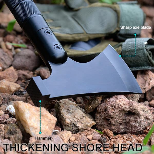 Camping Axe Foldable Portable Multi-tool Kit Axe with Sheath for Outdoor Camping Hiking Backpacking 1.1 1.1