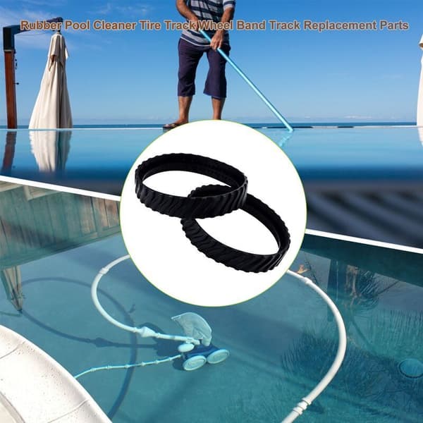 Zodiac MX6 MX8 MX9 Poolrengöringsrobot Däck 4-pack Kompatibla med Baracuda R0526100