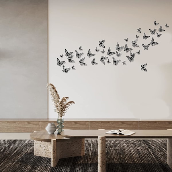 36 Pieces 3D Butterfly Wall Decorations, Removable Stickers Wall Decor