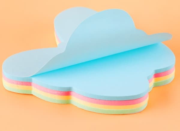 600 Post-it-lapper, avtakbare selvklebende - 76 mm
