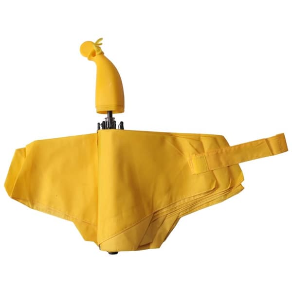 Bananparaply gul bananparaply sammenleggbar skjerm