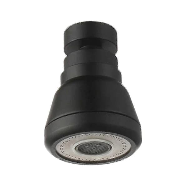 Kitchen Faucet Spray Head 360 Degree Rotating 3 Modes Water Saving Splash-proof for Kitchen Bathroom Black Short Short