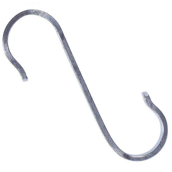 2x Stainless Steel S-shaped Hooks Powerful Kitchen Hanger Lock Rack Clothes Holder, 19x19mm