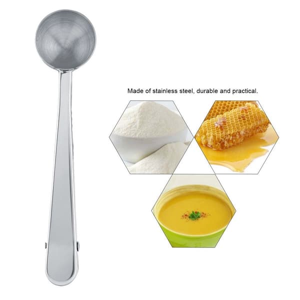 Multifunctional Stainless Steel Coffee Spoon with Scoop KLB
