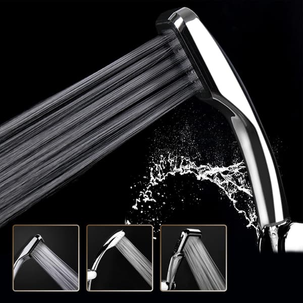 300 Holes Pressurized Shower Head Square Handheld Shower Head Pres