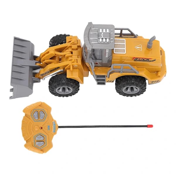 RC Construction Vehicle 4-Way Remote Control 1/30 Scale Construction Model for Children Over 3 Years Old