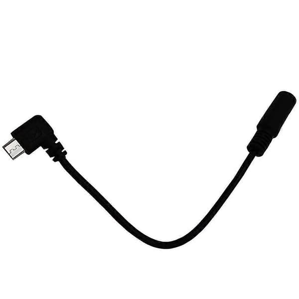 Micro USB til 3,5 mm Jack Lydadapterkabel Retvinklet Micro USB Hanstik