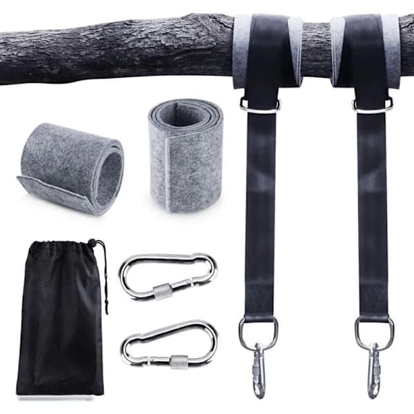 Swing Mount, Hammock Mount, Hanging Chair Mount with max. 200 kg in tear-resistant polyester with 2 protective pads for shoulder and