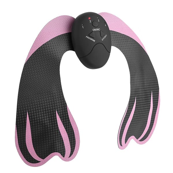 EMS Balde Løfte Massage Maskine Hoftemuskelstimuleringsmassager Sort+Pink