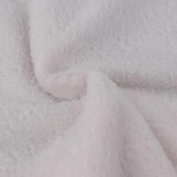Fleece Soft Flannel Plush Bed Blanket TV Blanket Reversible, 80x150cm