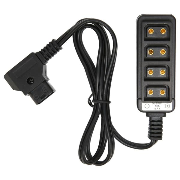 D-Tap hane till 4-portars D-Tap hona splitter strömkabel D KLB