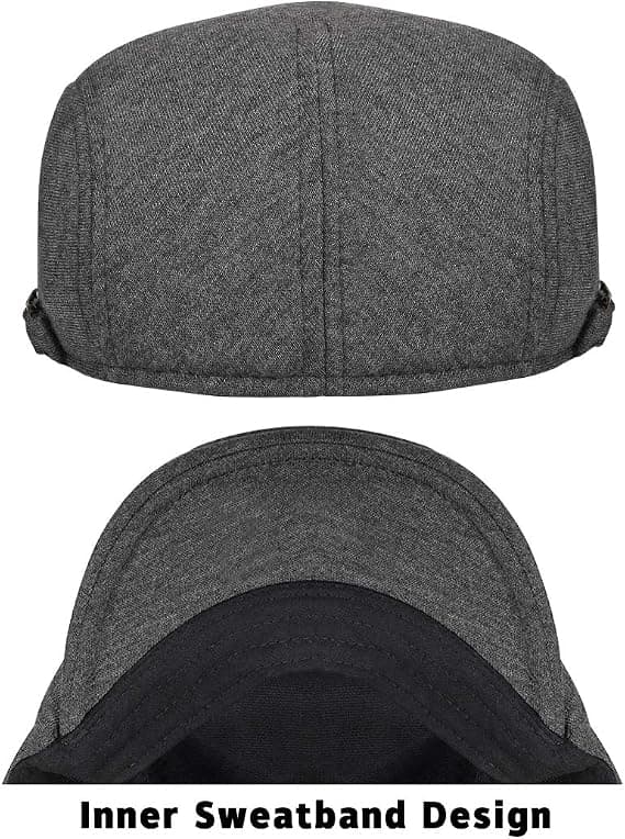 Herre Beret Kasket Justerbar Flad Vintage Ivy Hat