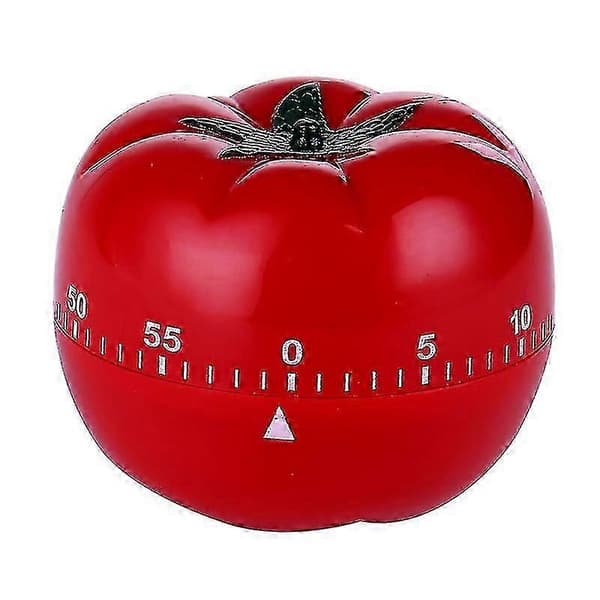 Timer Mekanisk Manuell Timer Hem Kök Väckarklocka Tomat Timer Alarm Timer För Alarmljud Nedräkning Röd Minut Matlagning Ångverktyg (2st)