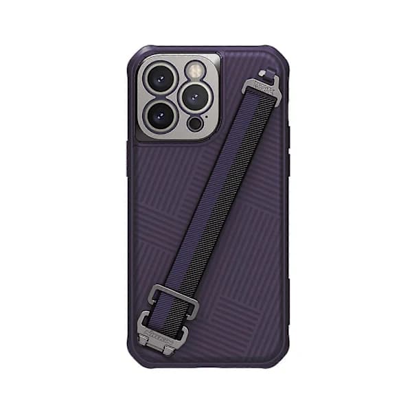 iPhone 14 Pro Max NILLKIN täysin peittävä matkapuhelinkotelo rannehihnalla