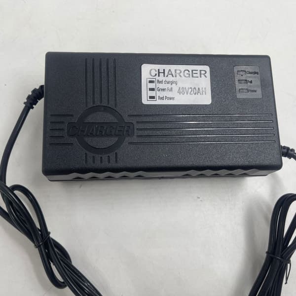 60V 20Ah Motorcykel Batteriladdare för Elcyklar - 3 LED-Display