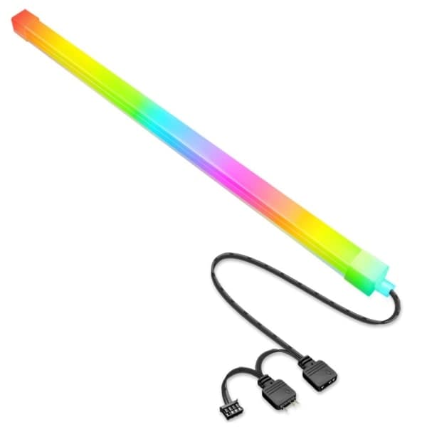 ARGB LED-stripa ARGB PC-chassi LED-ljusremsa 5V 3PINx2+4PIN Chassi Fyrkantig