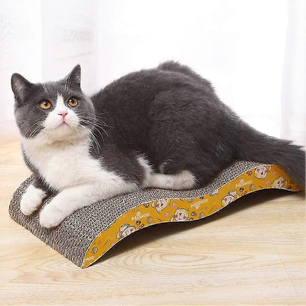 Cardboard Cat Scratcher with Premium Scratching Structure Design Durable Cat Scratcher