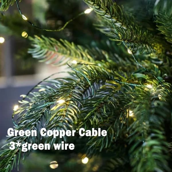 50 m LED light string - 500 LED Warm White - IP44 Waterproof - Remote Control - 8 Light Modes - Christmas Tree Decoration - Outdoor - Wedding - Party