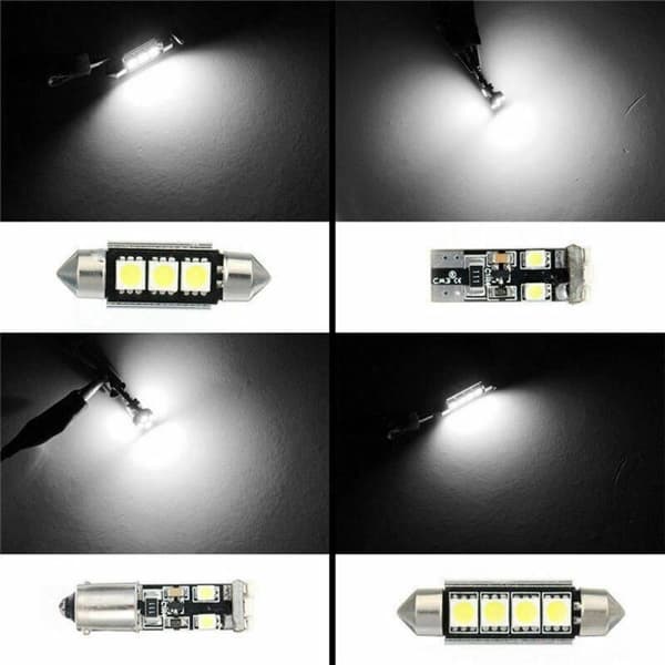 21 x Hvidt LED-interiørsæt