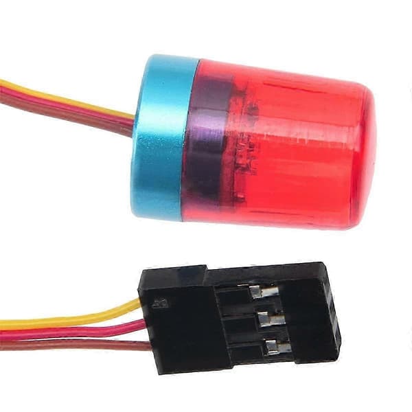 2-pak Multifunktionelle LED Blinkende Roterende Advarselslys til 1/14 Skala RC Traktorlastbil
