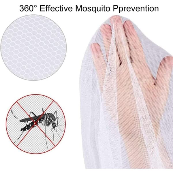 Mosquito Net for Bed, 200x200x180cm Universal Square Mosquito Net Camping Mosquito Net, Canopy Mosquito Net