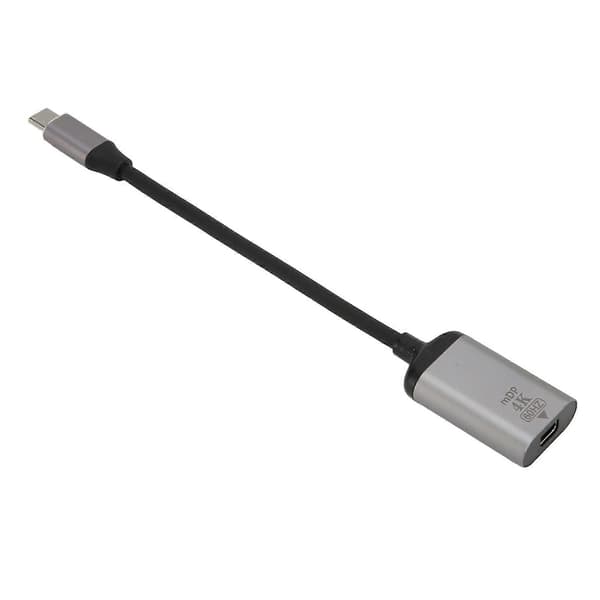 USB-C til DisplayPort-adapter 4K 60Hz aluminiumslegering Plug and Play USB-C til Mini DP-adapter til bærbar computer telefon tablet