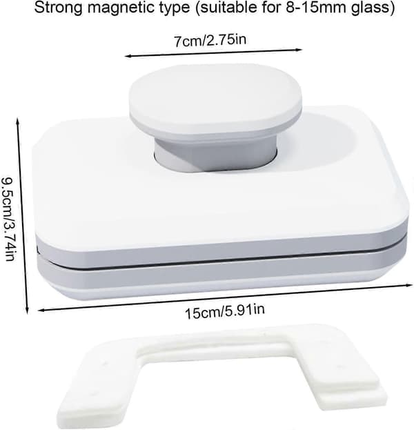 Magnetisk Glasrensebørste, Dobbeltsidet Magnetisk Vinduespudser