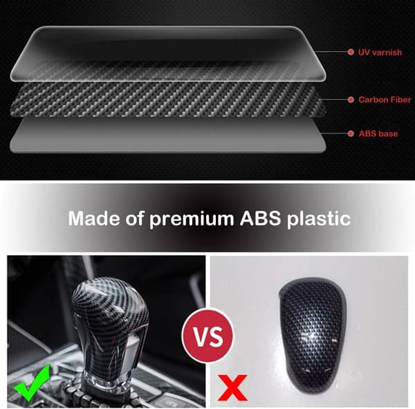 Girspaksknottdeksel i karbonfiber ABS for Civic 10. generasjon Ho