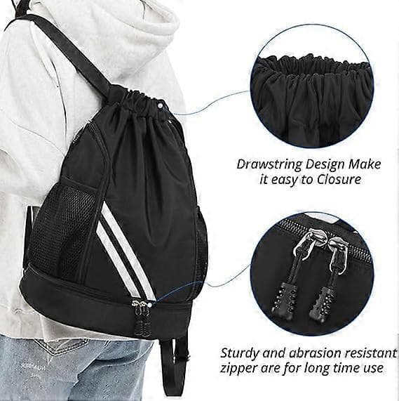 2024 New Sports Backpacks Waterproof Drawstring Backpack, Sports Gym Bag, Large Capacity Cinch Sack, Backpack Drawstring Bag.