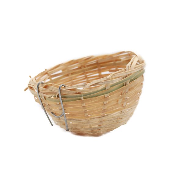 Eksotisk Bambusfuglehus 10*6 cm