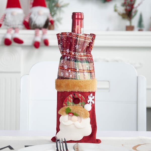 #3-delat julvinflaskfodral, 28*13cm#