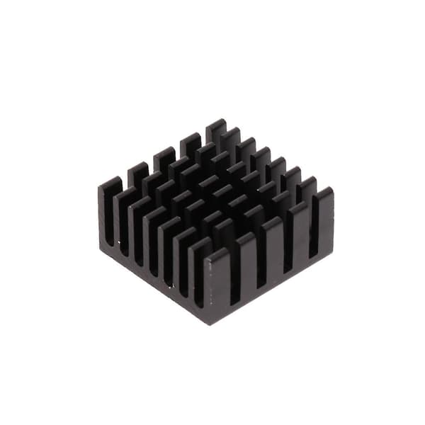 10 stk. aluminium køleplader 20*20*10mm IC køleplade/LED køleplade/sort køleplade