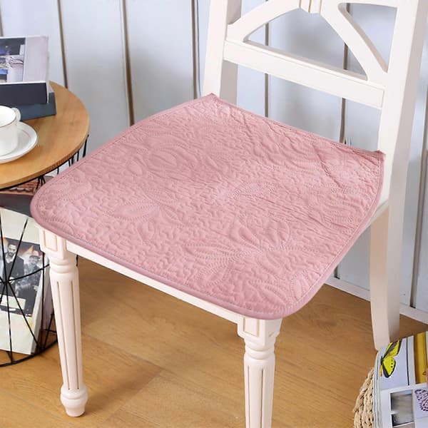 Seasons Universal Kontorputer Sklisikre Ren Bomull Tynne Stolputer Spisestuestolputer Kontorstolputer Maskinvaskbare Rosa Pink