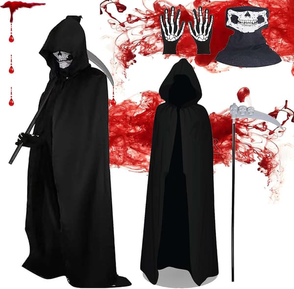 Halloween-kappe, kappe til cosplay og rekvisitter til Halloween-maskerade a 140 a 140