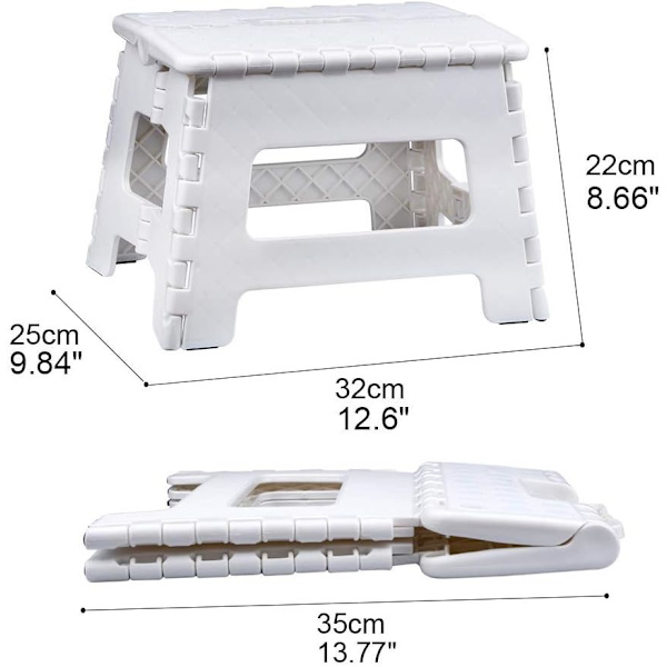 Robust and secure non-slip stool - Holds up to 160 kg -