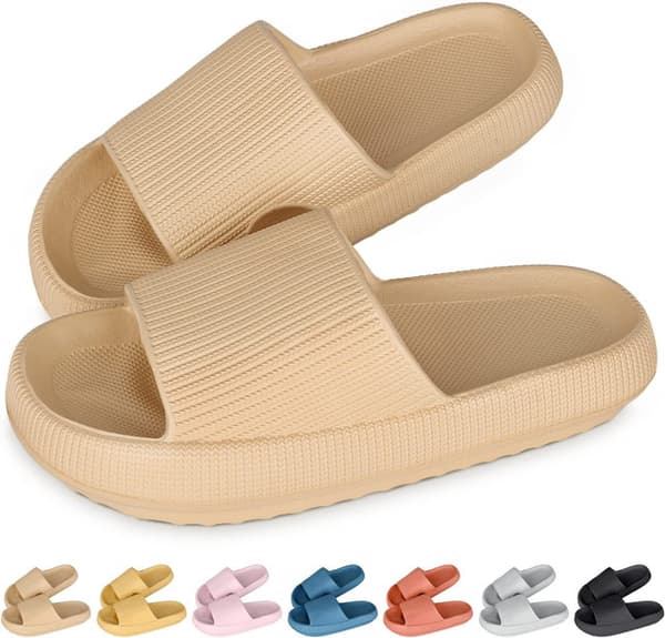 Dam Tjocka Platform Molntofflor Khaki Khaki 42-43 Khaki 42-43 Khaki