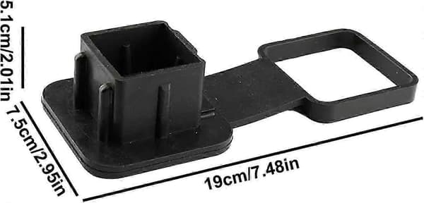 Tilhengerfeste Deksel Gummi Universal Mottaker Rørhette For Bobiler, Lastebiler, Tilhengere Og Tilhengerfester [DB]