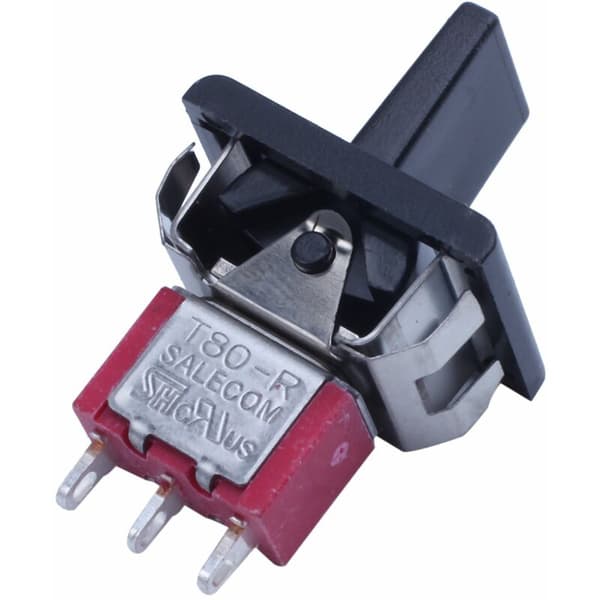 AC 250V/3A 125V/5A SPDT Momentan 3-posisjons vippebryter T80-R