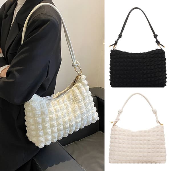 Mode Dame Tasker med stor kapacitet Trendy Sort