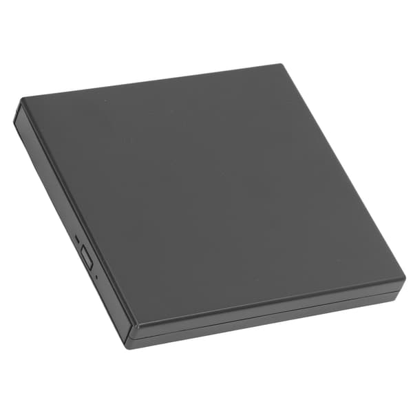 Ekstern DVD Optisk Drev Ultratyndt Eksternt CD DVD-drev USB 2.0 Bærbart CD DVD-brænder til Bærbar Stationær PC Sort