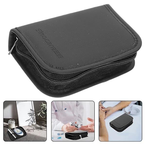 Portable Glucose Meter Case, Professional Diabetes Bag, Diabetes Accessories