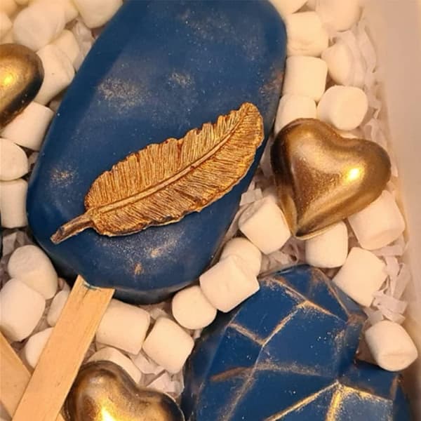 Fjederform, silikone chokoladeform chokoladefjeder bageform fondant DIY dekorationsværktøj