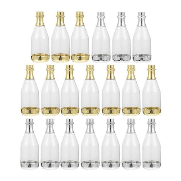20 st Champagneflaskformade Presentaskar Godisaskar Dekorativa Presentaskar