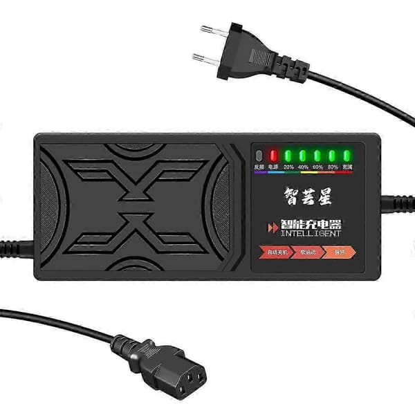 60V 20AH Lader for Elbil 7 Lysdisplay Strømdisplay Strømlekkasjebeskyttelse/Full Puls
