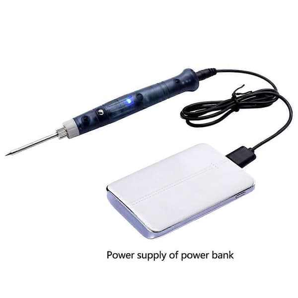 8W Mini Bærbar USB-drevet Elektronik Loddekolbe Værktøjssæt DIY 5V