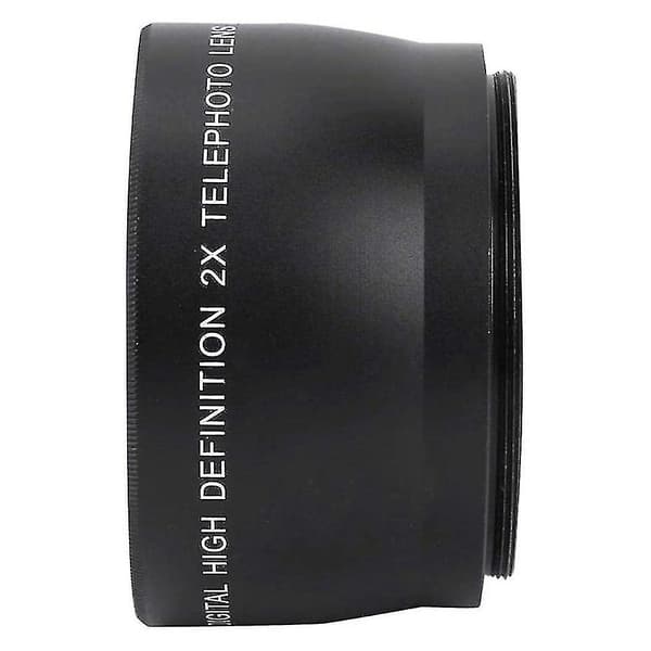 55 mm 2X teleobjektiv telekonverter för 18-55 mm