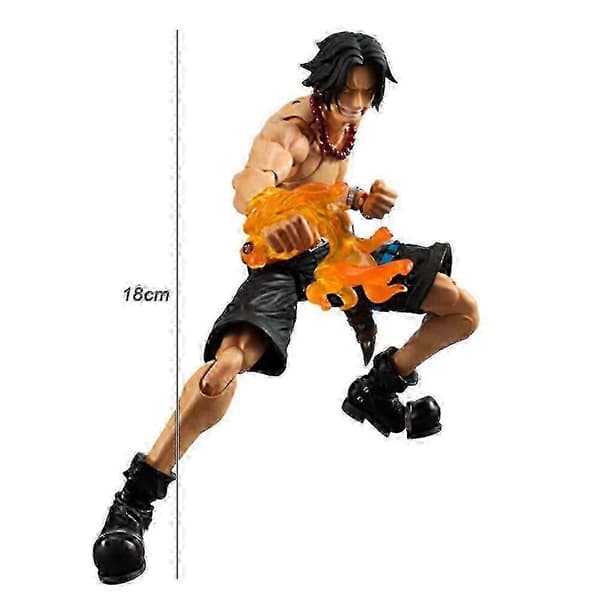 One Piece Portgas D. Ace Actionfigur Model Dukke Skrivebordsdekoration til Børnelegetøj