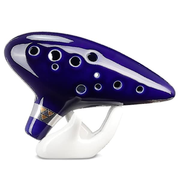 Zelda Ocarina med sangbok, 12-hulls Alt C Zelda Ocarina