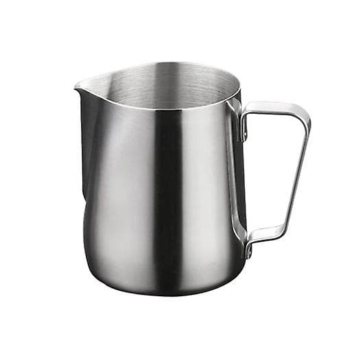 Mælkeskummerkande i rustfrit stål, sølv, 600 ml Silver 600ml