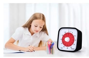 Visuell Timer 60min - klasserom skole for barn Svart 150